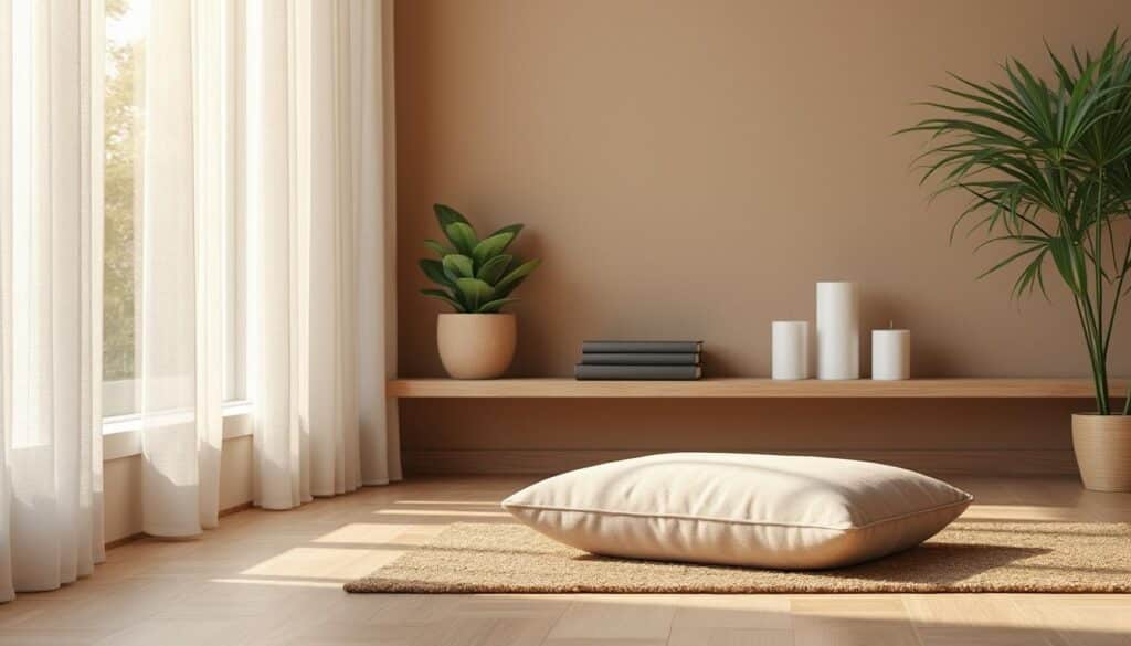 découvrez comment aménager un espace de méditation discret chez vous pour favoriser la détente et la concentration au quotidien.